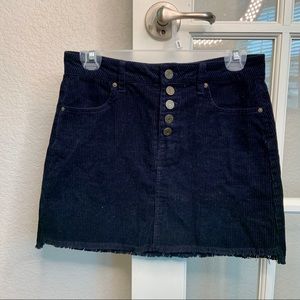 3/$30 Corduroy Blue Mini Skirt Size 3